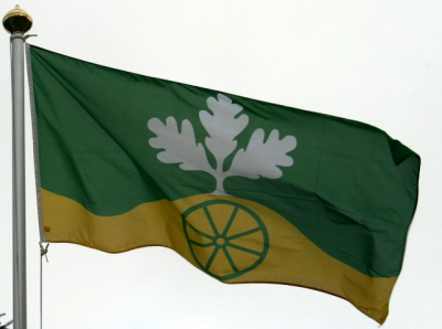 Delingsdorfer Flagge im Wind